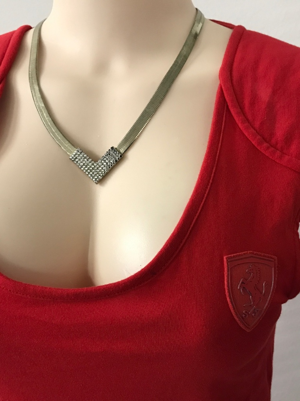Ferrari Puma Little red dress top, rare limited, M